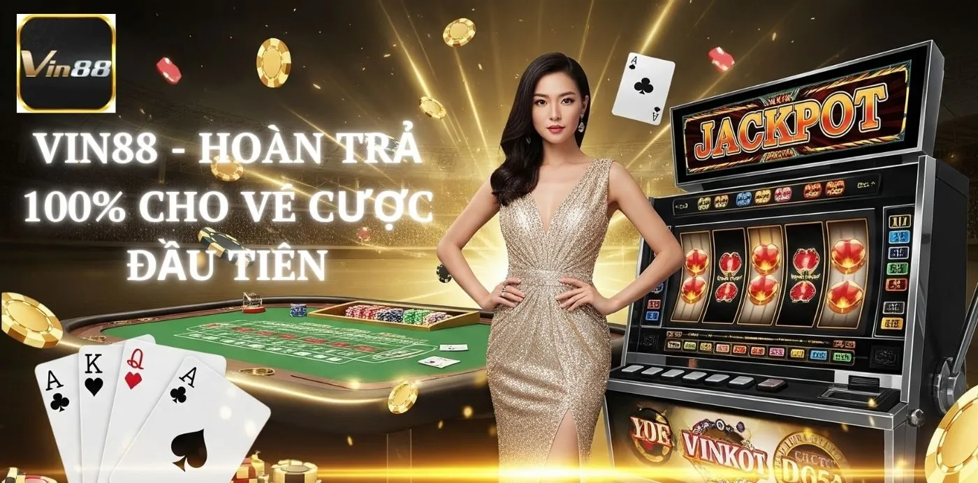 vin88 hoàn trả 100% cho vé cược thua đầu tiên
